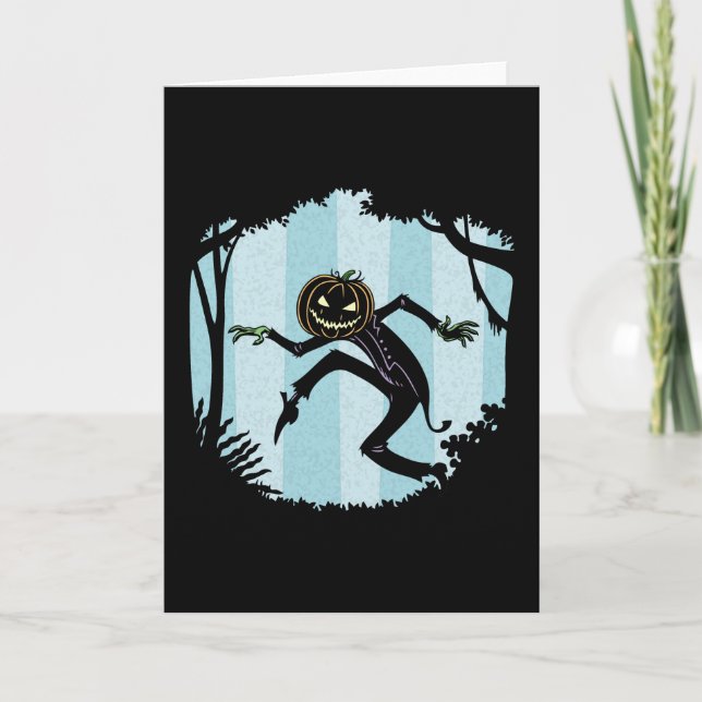 Forest Punkin Man Card (Front)