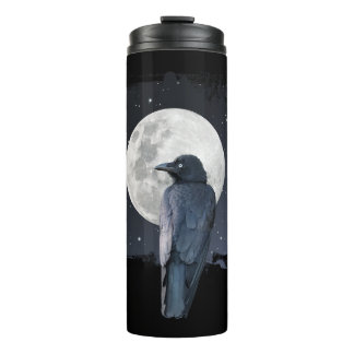 Forest Raven Cold Moon Thermal Tumbler
