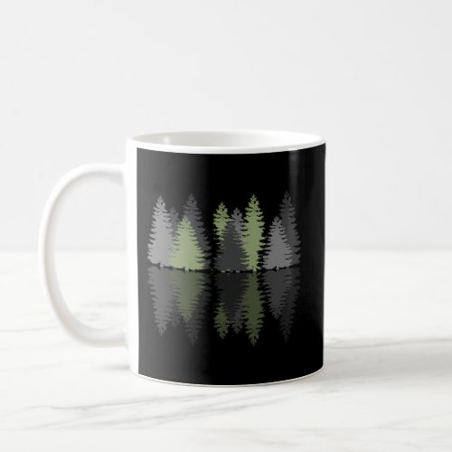 Forest Reflection Nature Trees Woods Coffee Mug