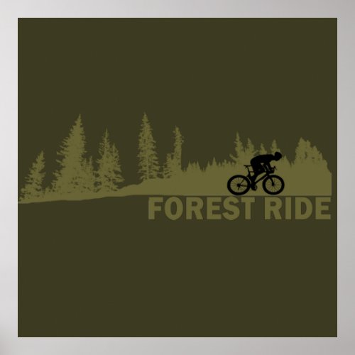 Forest ride poster