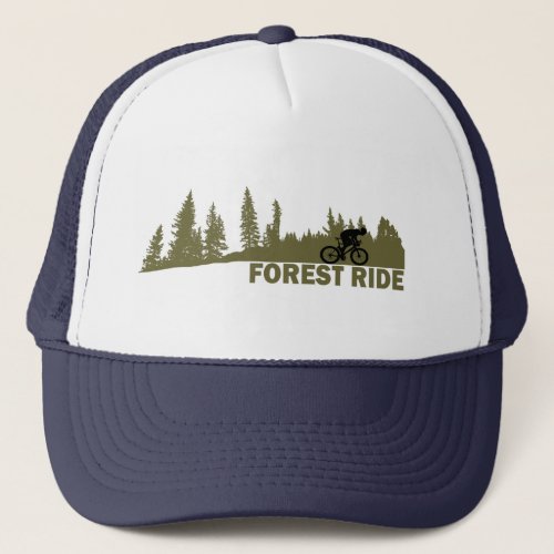 Forest ride trucker hat