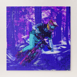 Forest Rider - BMX Racer Jigsaw Puzzle