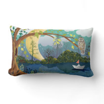 Forest River Illustrated Children’s Lumbar Pillow