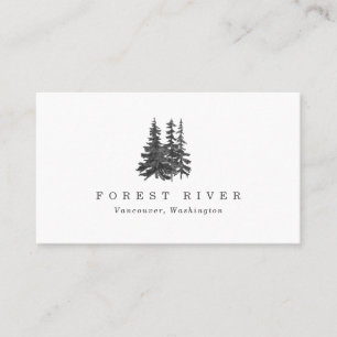Forest River Rustic Business Card