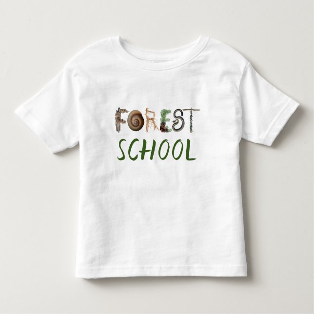 Forest School  Toddler T-shirt (Front)