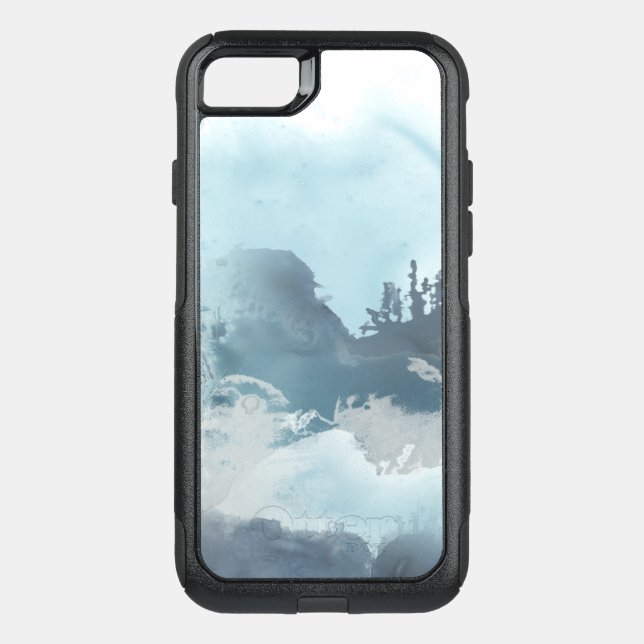 Forest Sea Otterbox iPhone Case (Back)