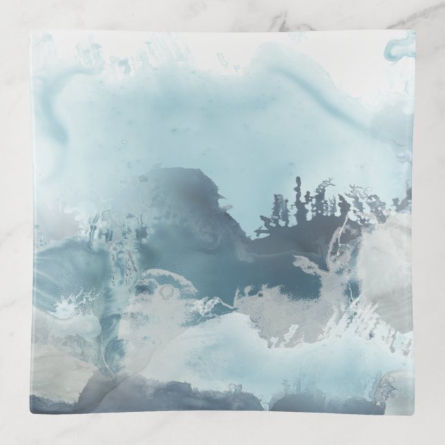 Forest Sea Trinket Tray (Front)