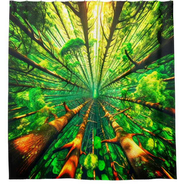 Forest Shower Curtain (Front)