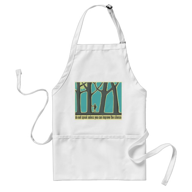 Forest Silence Adult Apron (Front)
