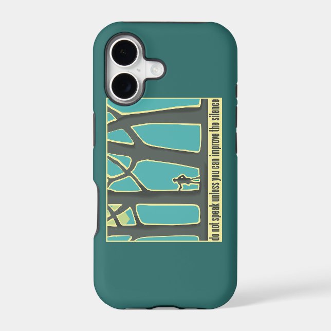 Forest Silence Iphone Case (Back)