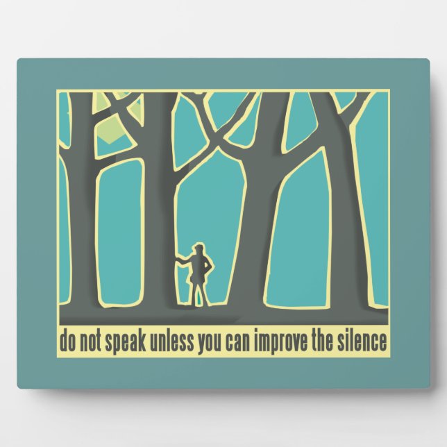 Forest Silence Plaque (Front)