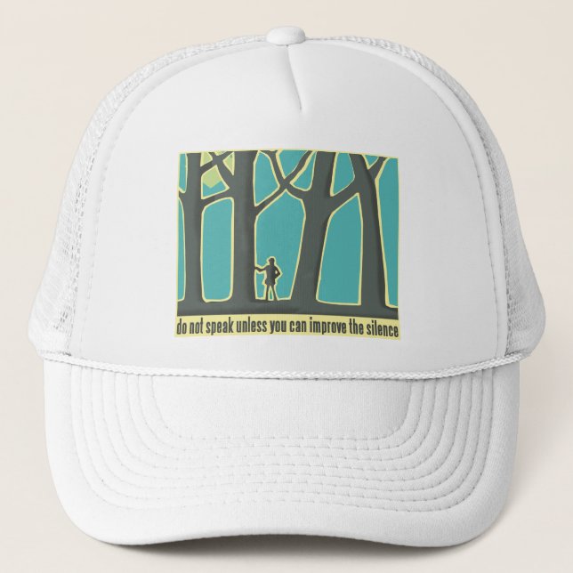 Forest Silence Trucker Hat (Front)