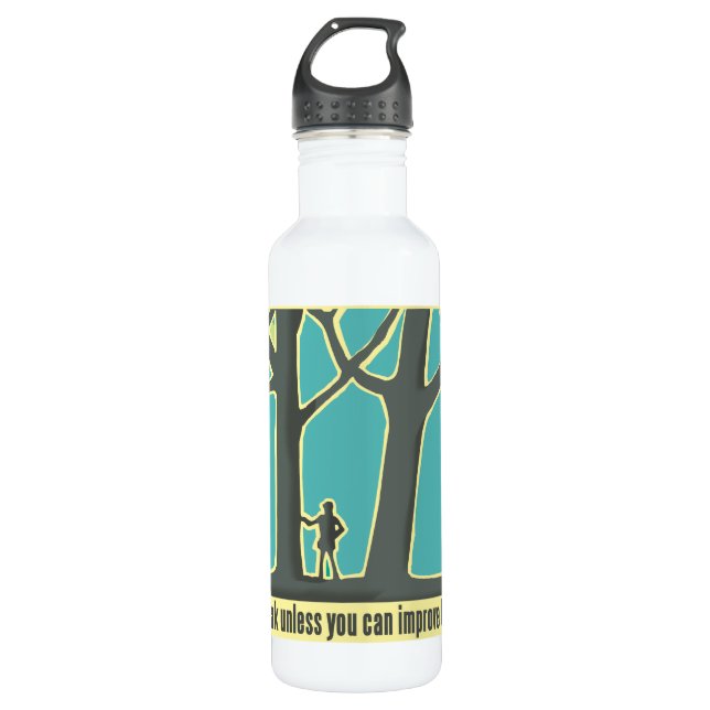 Forest Silence Water Bottle (Front)