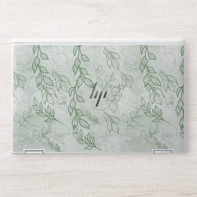 forest skulls HP laptop skin (Front)