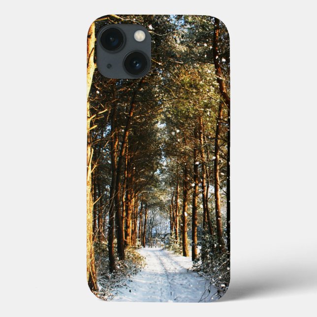 Forest Snow Scene iphcnm Case-Mate iPhone Case (Back)