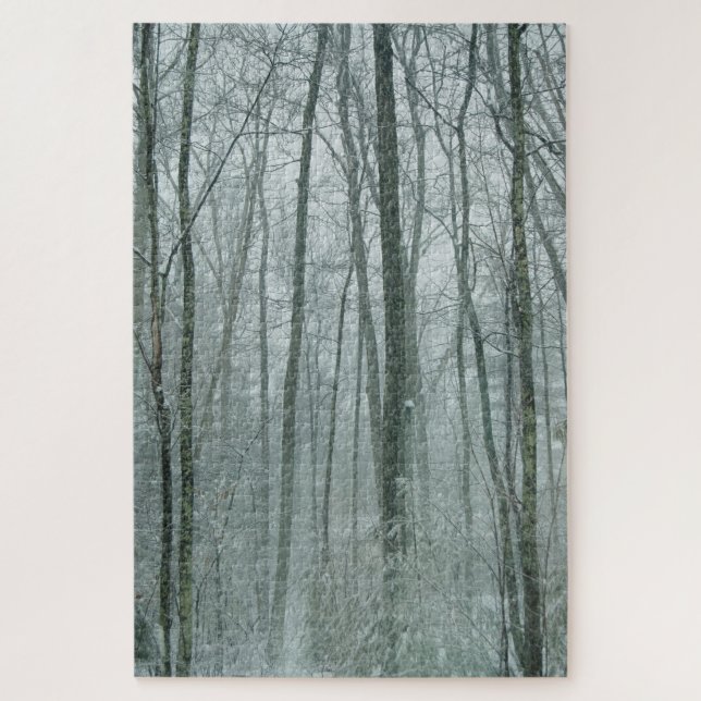 Forest Snowfall Jigsaw Puzzle (Vertical)