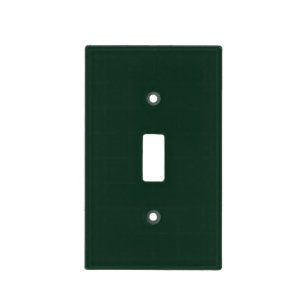 Forest solid plain dark green light switch cover