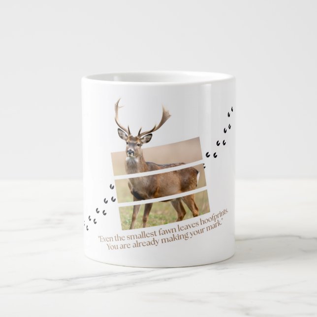 Forest Soul Deer  Giant Coffee Mug (Front)