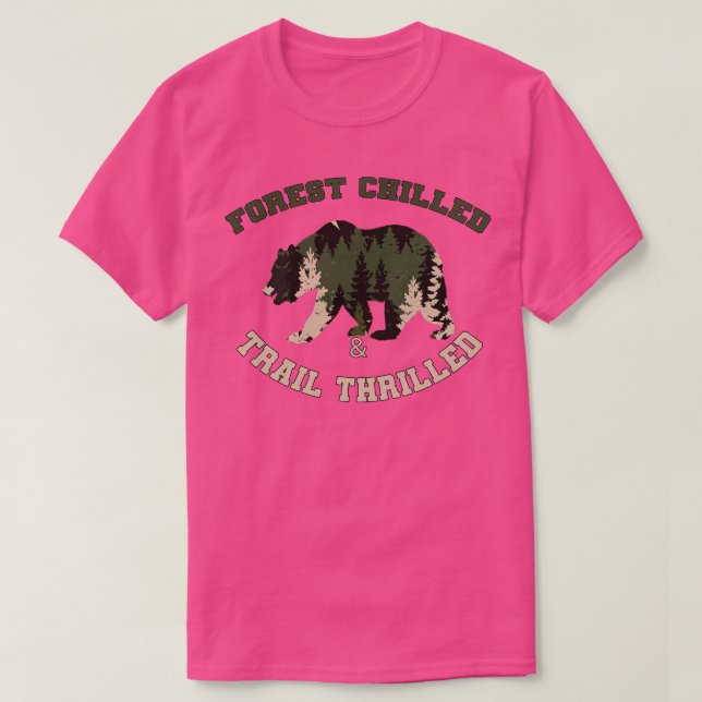 Forest Spirit Bear Mountain T-Shirt (Design Front)