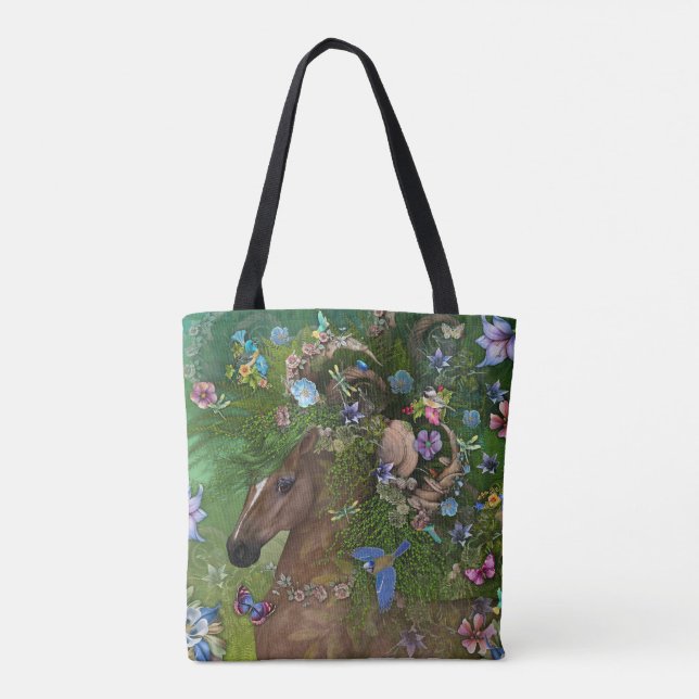 "Forest Spirit: Summer" Tote Bag (Back)