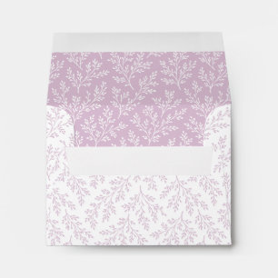 Forest Sprigs Warm Lilac - Neutral Envelope