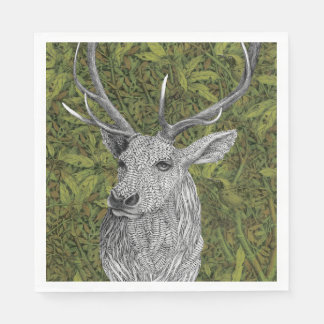 Forest stag napkins