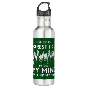 Forest Stainless Steel Water Bottle