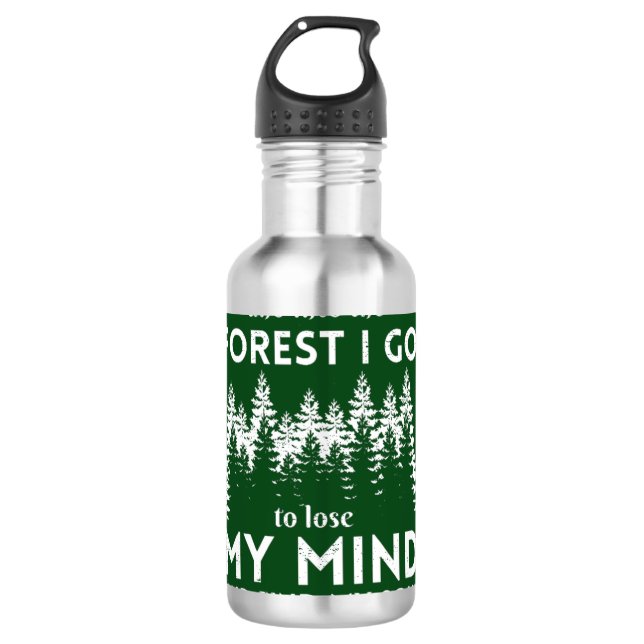 Forest Stainless Steel Water Bottle (Front)