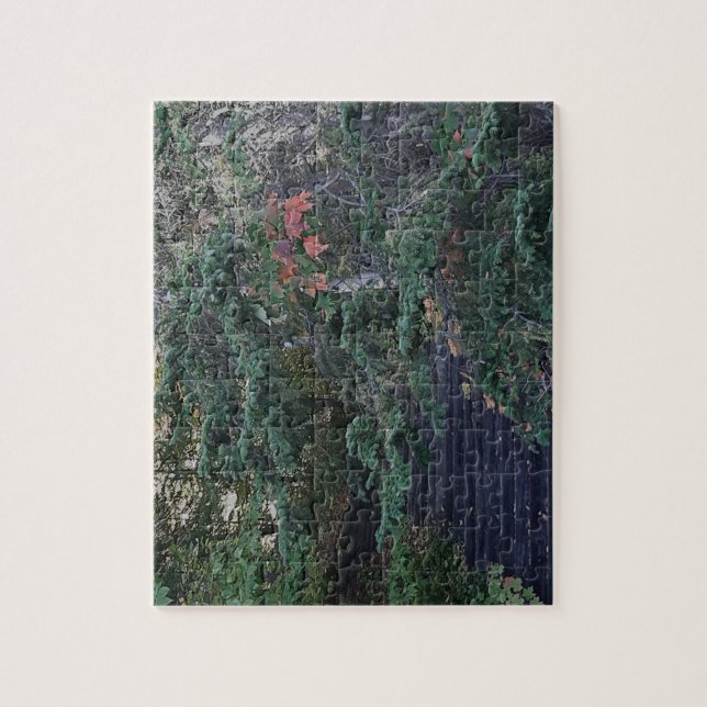 Forest Steps in Early Autumn Jigsaw Puzzle (Vertical)