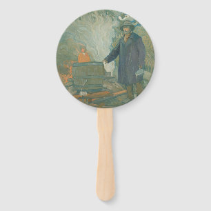 Forest Still Moonshiners White Lightning Liquor Hand Fan