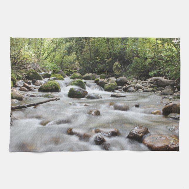 Forest Stream hand towel (Horizontal)