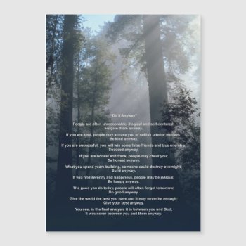 Forest & Sun Do It Anyway by PawsitiveDesigns at Zazzle