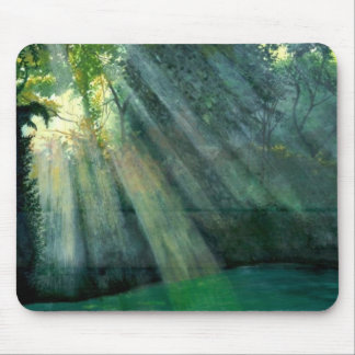 Forest Sunrise Mouse Pad