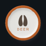 Forest Theme Birthday Party Paper Plates - Deer<br><div class="desc">We are always adding new designs daily!</div>