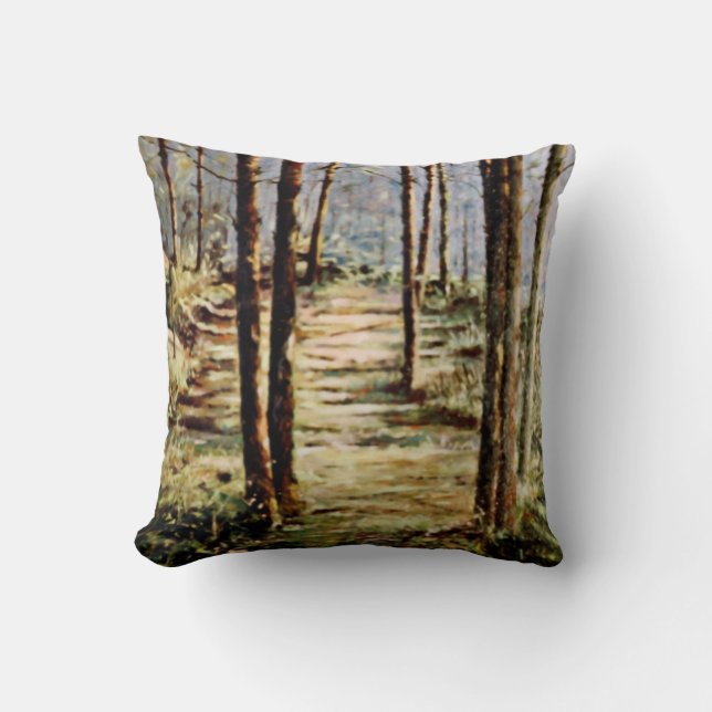 Forest Throw Pillow (Front)
