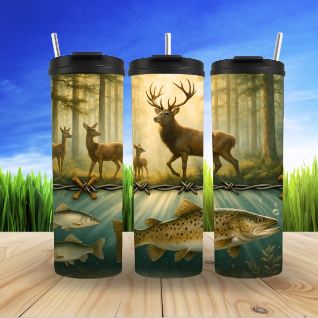 Forest to Stream, Wild Abundance Thermal Tumbler (Creator Uploaded)