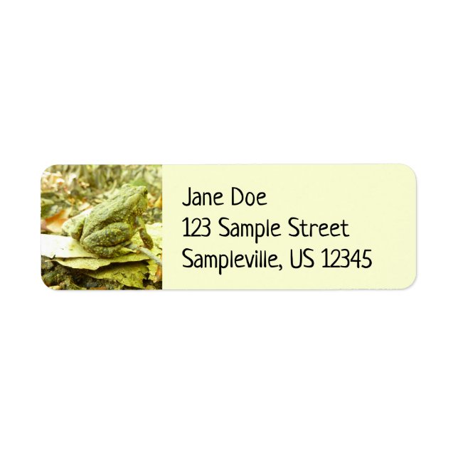 Forest Toad Label (Front)