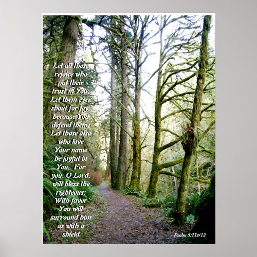 Forest Trail Isaiah 4110 Print