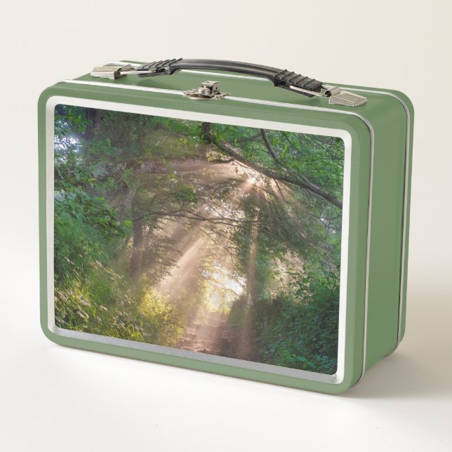 Forest trail metal lunch box (Front)