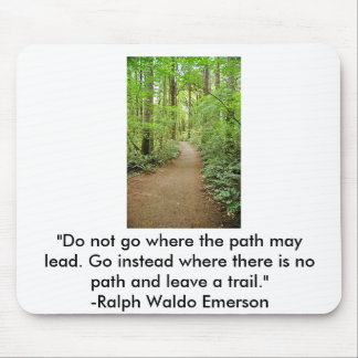 forest trail, mouse pad