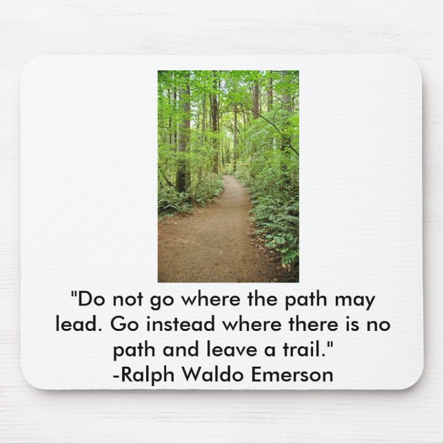 forest trail, mouse pad (Front)