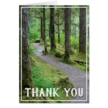 Forest Trail Thank You Card Forest Trail Thank You Card