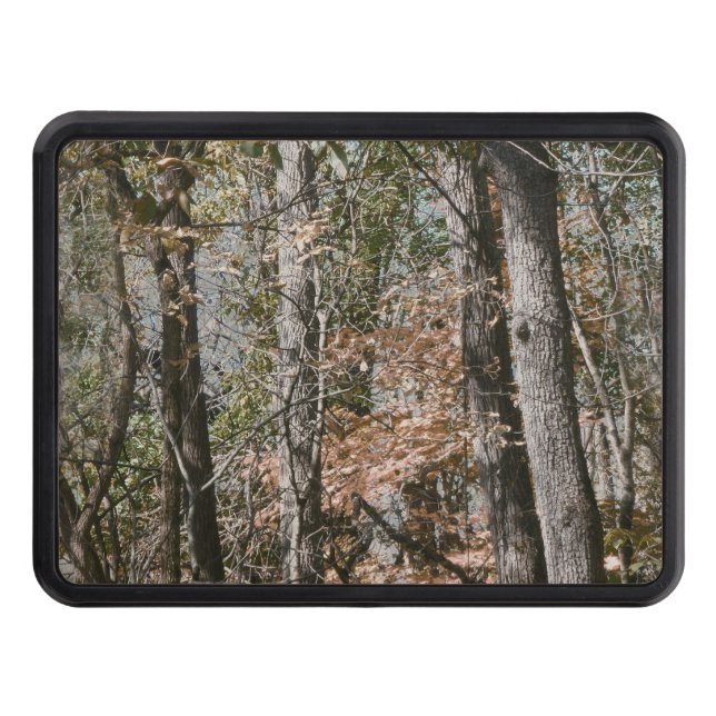 Forest Tree Camo Camouflage Nature Hunting/Fishing Hitch Cover (Front)