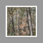 Forest Tree Camo Camouflage Nature Hunting/Fishing Paper Napkins