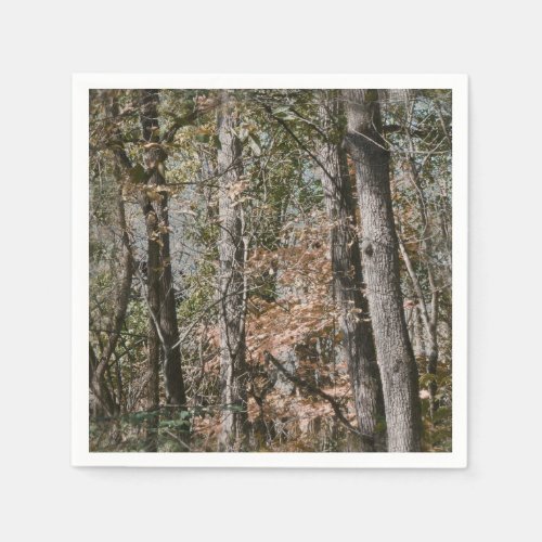 Forest Tree Camo Camouflage Nature HuntingFishing Paper Napkins