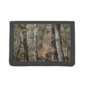 Forest Tree Camo Camouflage Nature Hunting/Fishing Tri-fold Wallet