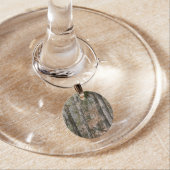 Forest Tree Camo Camouflage Nature Hunting/Fishing Wine Glass Charm (In Situ)