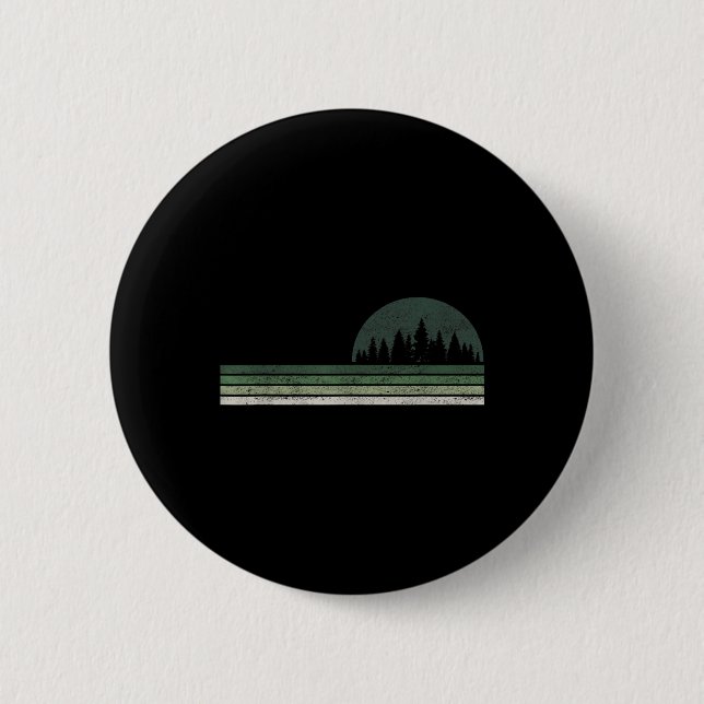 Forest Tree Natural Trees Environmental Protection Button (Front)