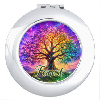 Forest Tree of Life Compact Mirror