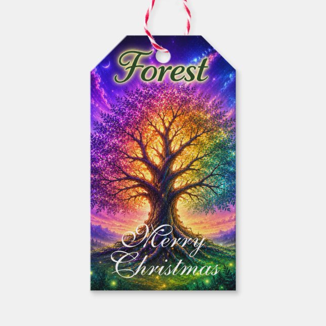 Forest Tree of Life Gift Tag (Front)